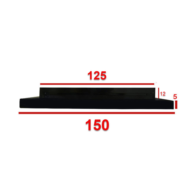 شومینه دیواری برقی شومینه بیستون مدل H.E_150_L2