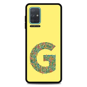 AKAM AMC-WSGA71-ALPHADOODLEBET-7 Cover For Samsung Galaxy A71