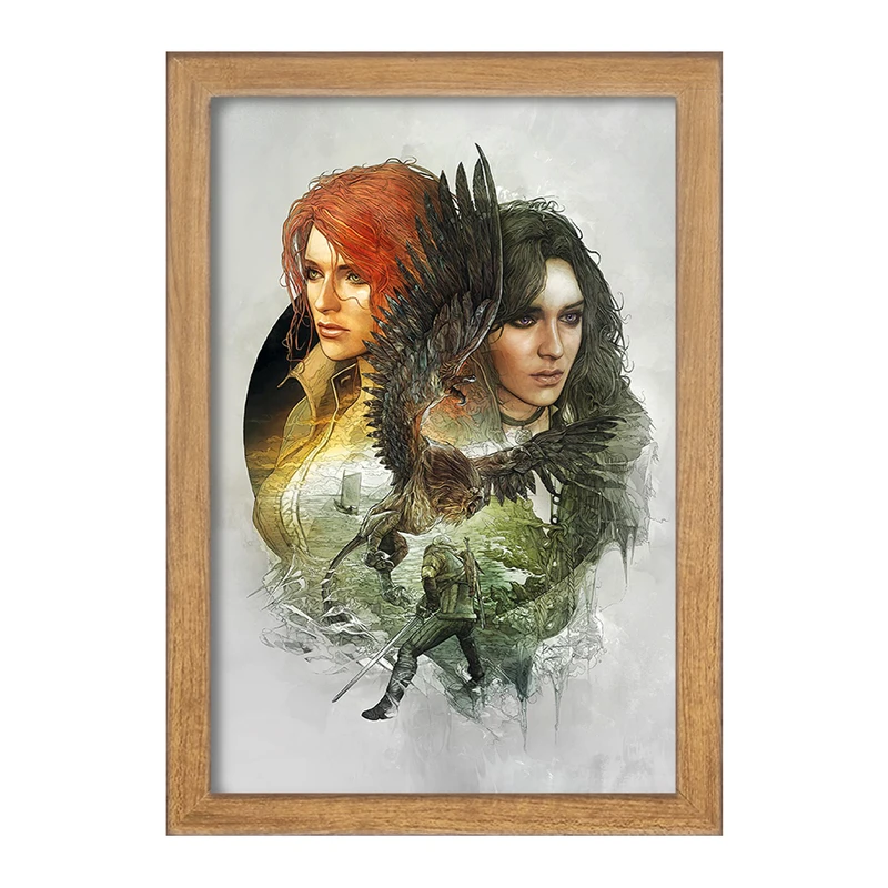 تابلو خندالو مدل تریس و ینیفر ویچر کد 30928