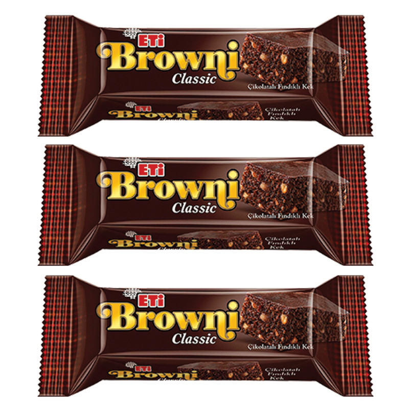 کیک براوونی کلاسیک اتی - 40 گرم بسته 3 عددی