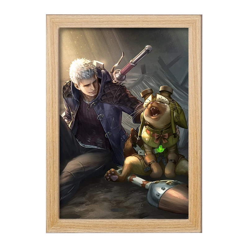 تابلو خندالو مدل بازی شکارچی هیولا (Monster Hunter) کد 33255