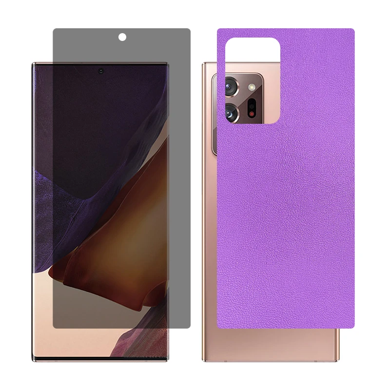 محافظ صفحه نمایش حریم شخصی گلس مدل Together مناسب برای گوشی موبایل سامسونگ Galaxy Note20 Ultra 5G به همراه برچسب پوششی پشت گوشی 