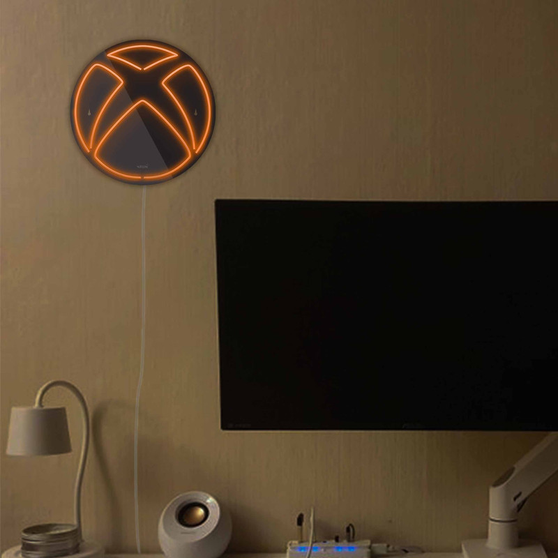 چراغ دیواری نئون دیزاین طرح Xbox-BL_ORG