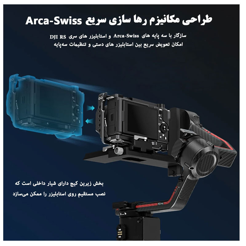 کیج نگهدارنده دوربین پلوز مدل Metal Rig PU3219 مناسب برای دوربین سونی ZV-E10 II / ZV-E10M2