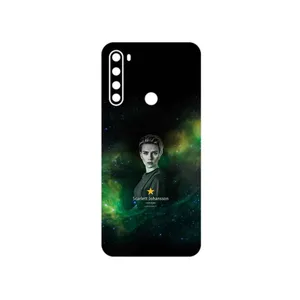 MAHOOT Scarlett Johansson Cover Sticker for Xiaomi Redmi Note 8 2021