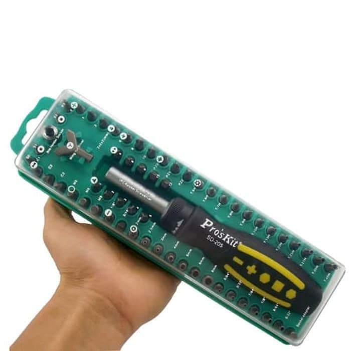 مجموعه 62 عددی سری پیچ گوشتی پروسکیت  مدل SD-205