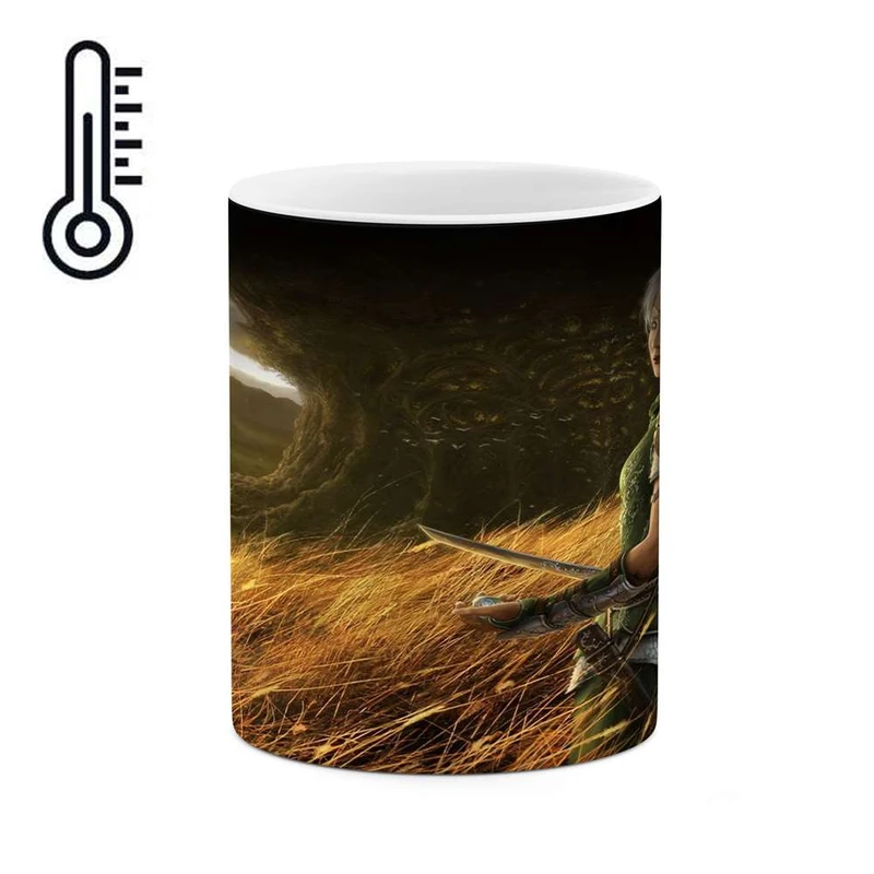 ماگ حرارتی کاکتی مدل انیمه کد  mgh12965