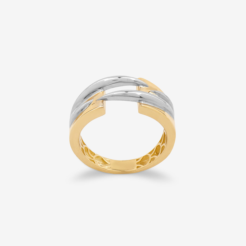 انگشتر طلا 18 عیار زنانه گلدم مدل R352003 