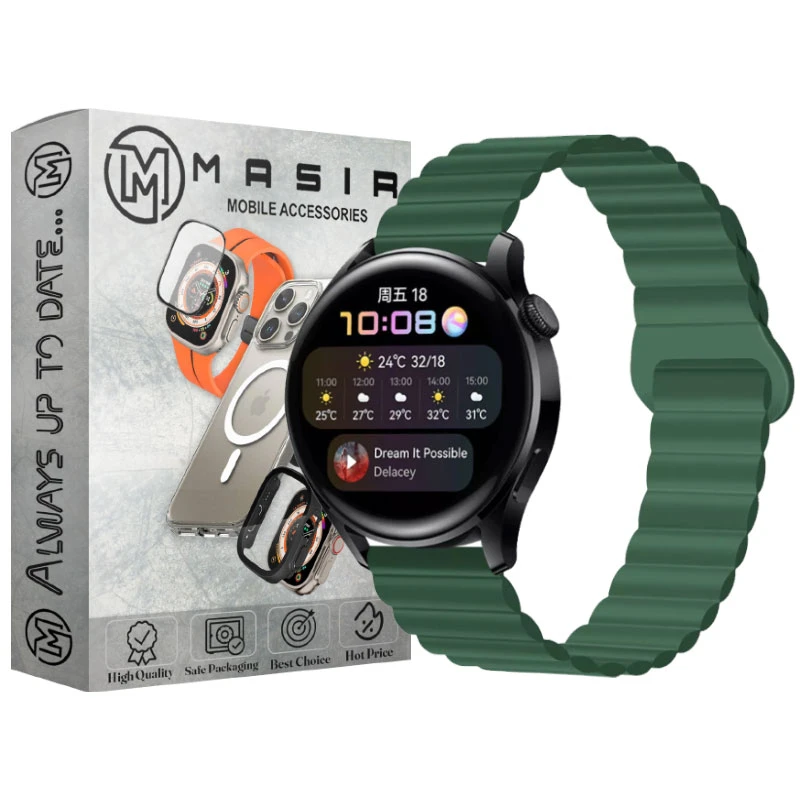  بند مسیر مدل Silicone Loop Magnetic مناسب برای ساعت هوشمند شیائومی S1 / S1 Active