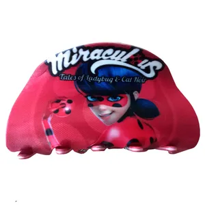 کلیپس مو دخترانه مدل دختر کفشدوزکی و توپ کد Ladybug-ball 