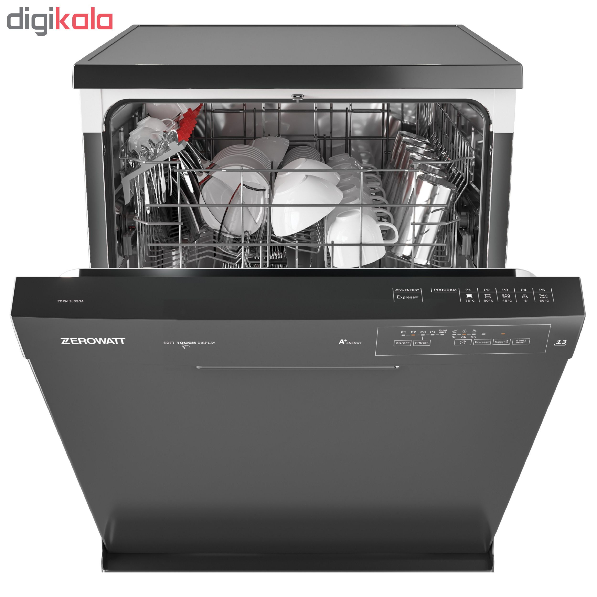 ماشین ظرفشویی زیرووات مدل ZDPN 1L390 ماشین ظرفشویی زیرووات مدل ZDPN 1L390