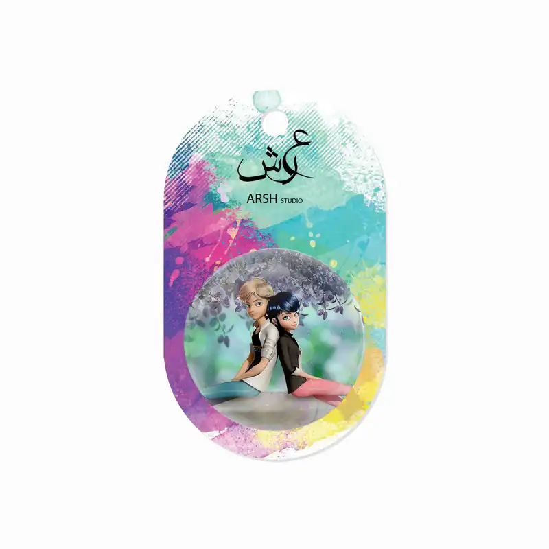 مگنت عرش طرح دختر کفشدوزکی کد Asm398