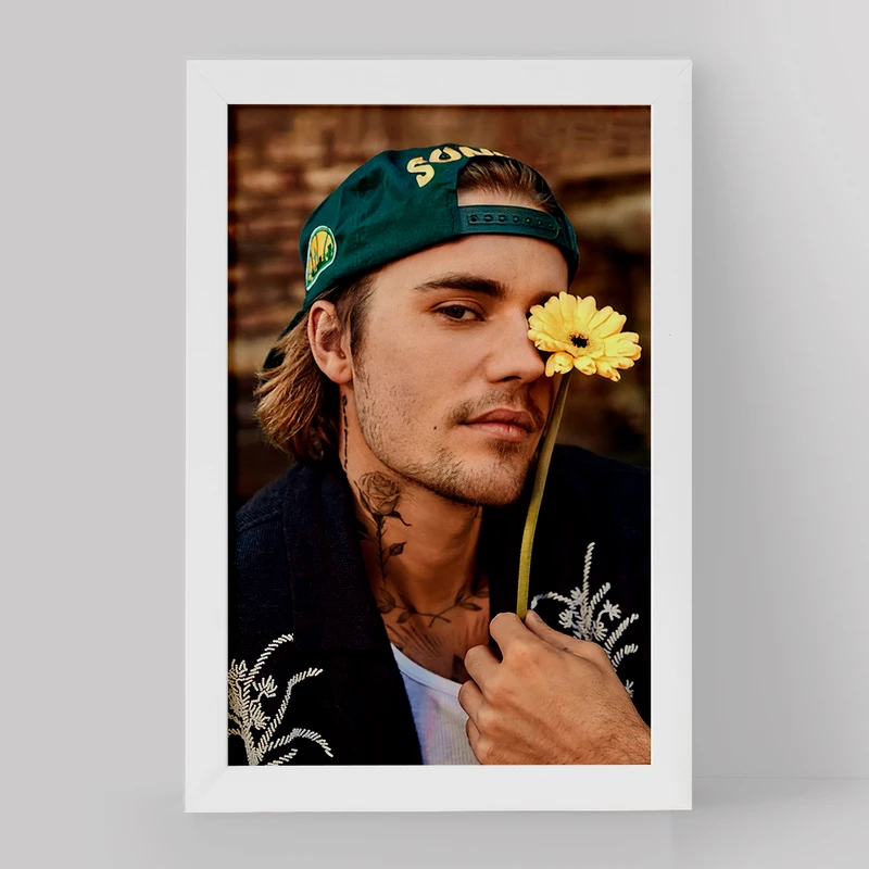 تابلو خندالو مدل جاستین بیبر Justin Bieber کد 19032