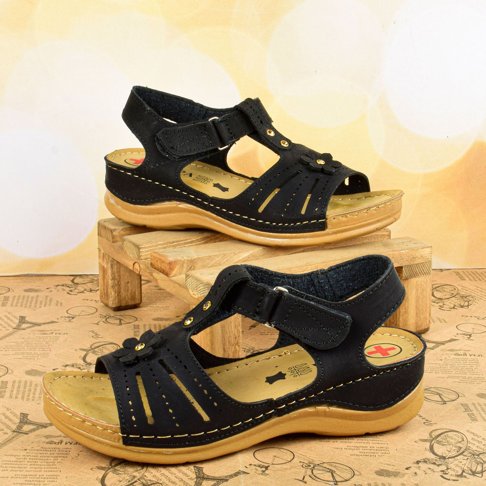 صندل زنانه پاپا مدل تارانتو کد BK.2924 - - 5