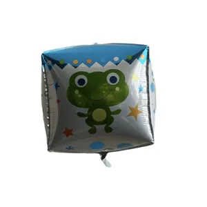 بادکنک فویلی پارتی لند تهران مدل مکعب پسرانه happy birthday کد 1049