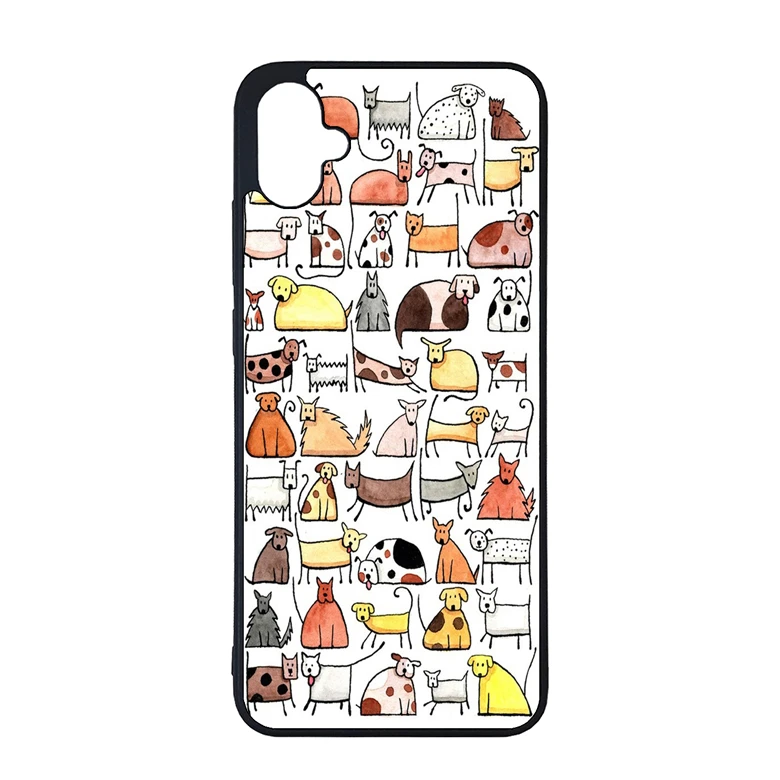 کاور گالری وبفر طرح قاب سگ ها مناسب برای گوشی موبایل سامسونگ galaxy a06