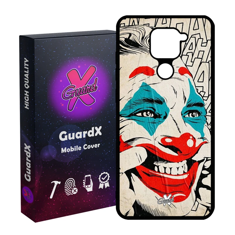 کاور گارد ایکس طرح Joker مدل Glass10128 مناسب برای گوشی موبایل شیائومی Redmi Note 9
