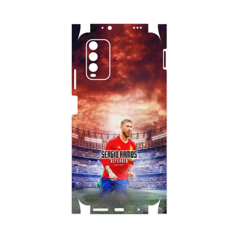 برچسب پوششی ماهوت مدل Sergio Ramos-FullSkin مناسب برای گوشی موبایل شیائومی Redmi 9T