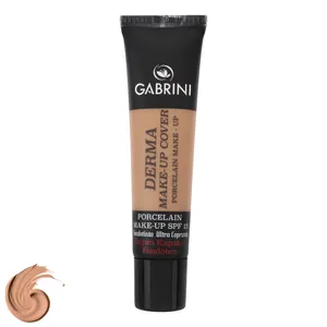 کرم پودر مایع SPF 15 کابرینی مدل Derma شماره 103 مناسب برای انواع پوست حجم 30 میلی‌لیتر