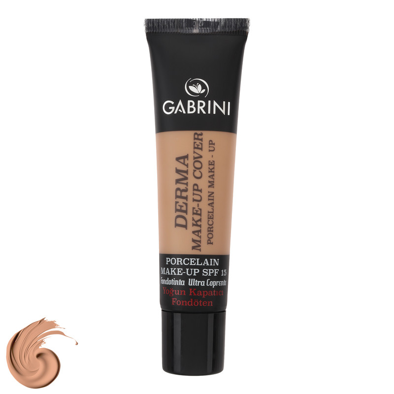 کرم پودر مایع SPF 15 کابرینی مدل Derma شماره 103 مناسب برای انواع پوست حجم 30 میلی‌لیتر