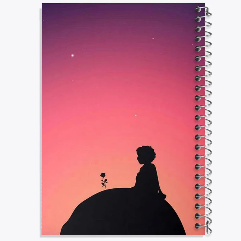 دفتر مشق 50 برگ خندالو مدل شازده کوچولو کد 25791