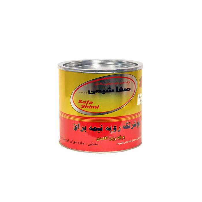 رنگ روغنی سفید نیمه براق صفاشیمی کد 01 وزن 4 کیلوگرم رنگ روغنی سفید نیمه براق صفاشیمی کد 01 وزن 4 کیلوگرم