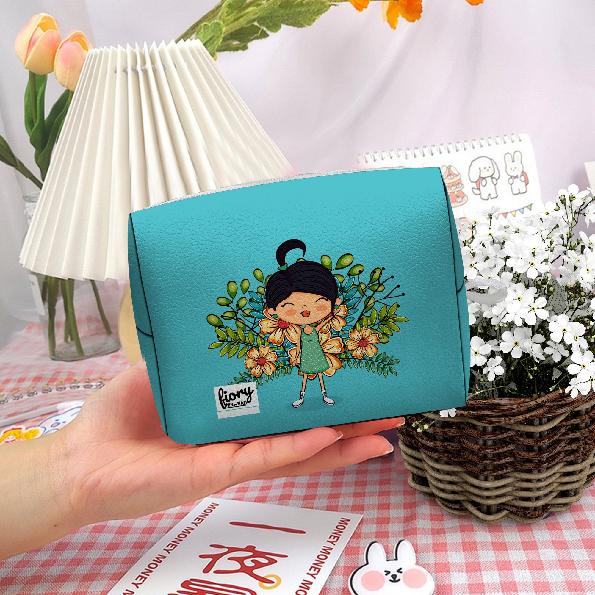 کیف نوار بهداشتی فیوری مدل دختر کیوت طرح نانسی کد 2447