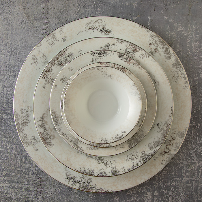 سرویس غذاخوری 81 پارچه چینی زرین ایران مدل شهرزاد کلودیا درجه عالی