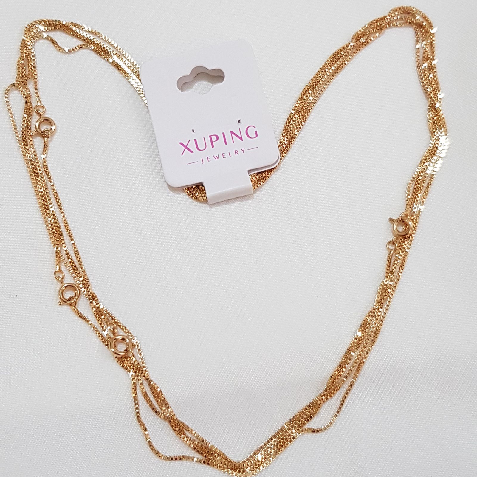 زنجیر زنانه ژوپینگ مدل ونیزی ظریف کد xp1825 -  - 2