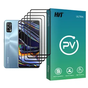 HVT PV Glass MIX004 Screen Protector For Realme 7 Pro Pack Of 4