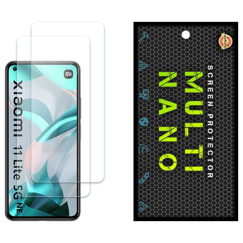 محافظ صفحه نمایش مولتی نانو مدل X-S2N مناسب برای گوشی موبایل شیائومی 11 Lite 5G NE بسته دو عددی