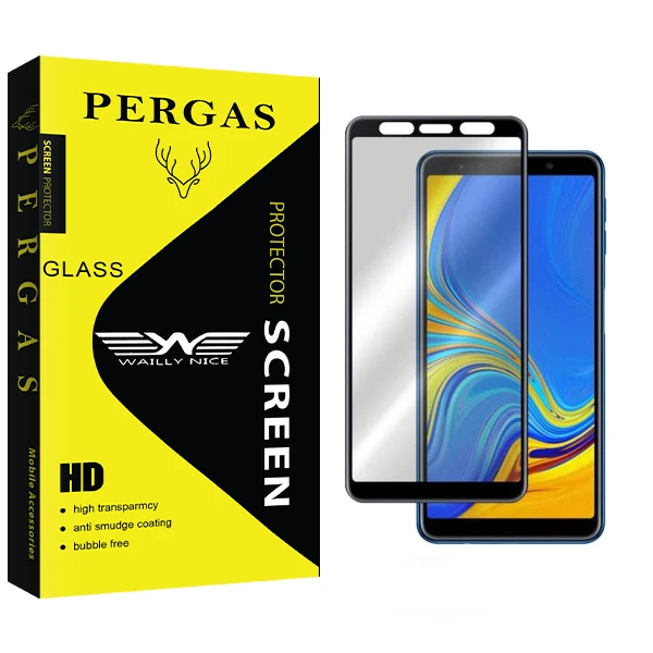 محافظ صفحه نمایش سرامیکی وایلی نایس مدل Pergas Glass مناسب برای گوشی موبایل سامسونگ Galaxy J4 Plus/J6 Plus/A7 2018
