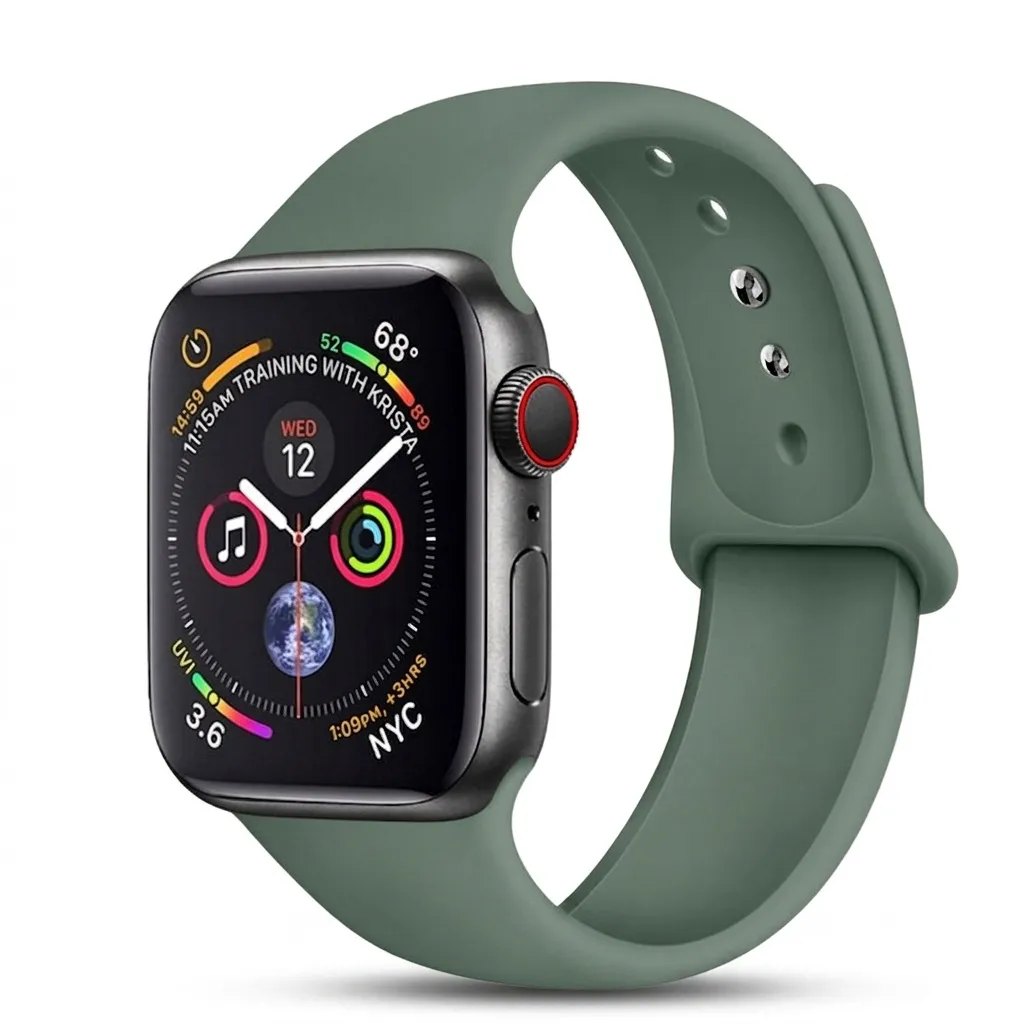 بند مدل Sport Band مناسب برای اپل واچ سری 1/2/3/4/5/6/7/8/SE سایز 38/40/41 میلی متری