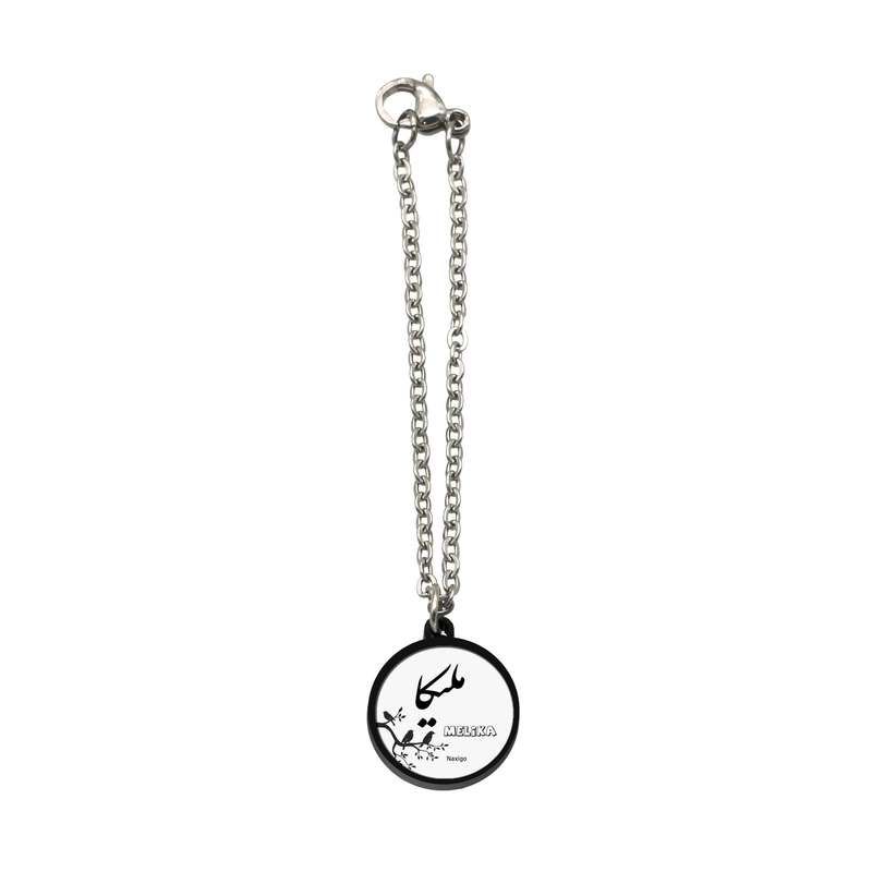 آویز ساعت زنانه ناکسیگو مدل شب تاب طرح ملیکا کد AW9081 آویز ساعت زنانه ناکسیگو مدل شب تاب طرح ملیکا کد AW9081