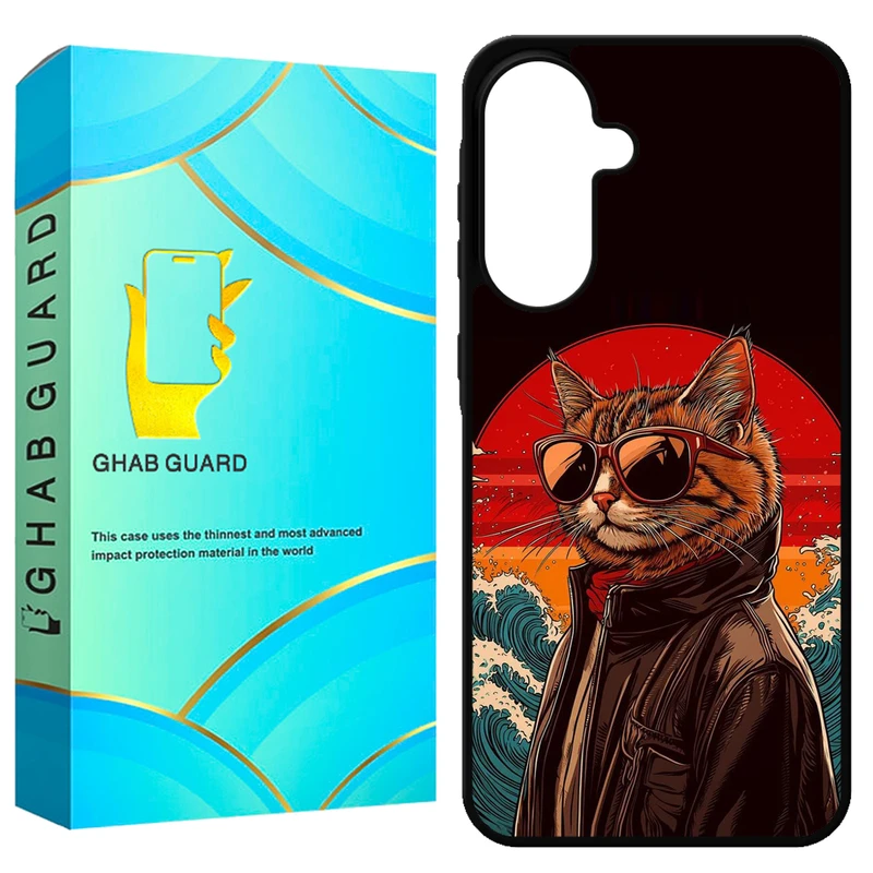 کاور قاب گارد طرح گربه مدل GA56 مناسب برای گوشی موبایل سامسونگ Galaxy A56