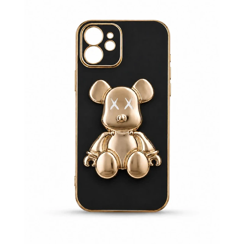 کاور مدل استندی طرح POWER BEAR مناسب برای گوشی موبایل اپل IPHONE 12