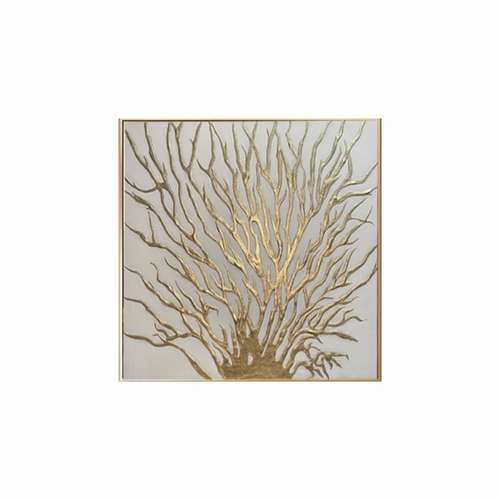 تابلو نقاشی ورق طلا طرح درخت زندگی مدل t50