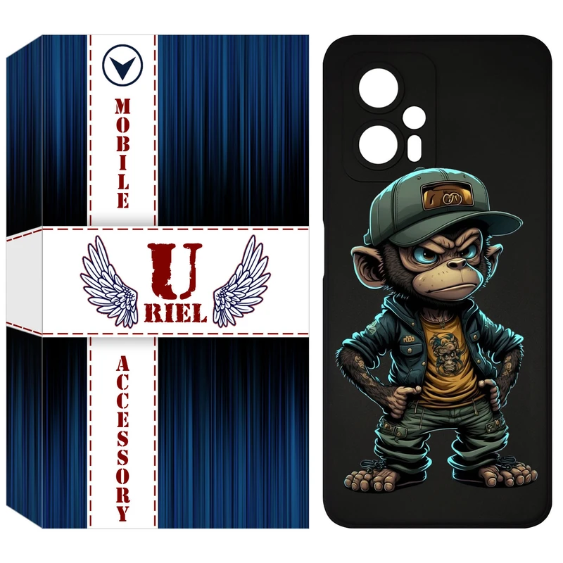 کاور یوریل مدل KSH کد 37 طرح Monkey مناسب برای گوشی موبایل شیائومی Poco X4 GT