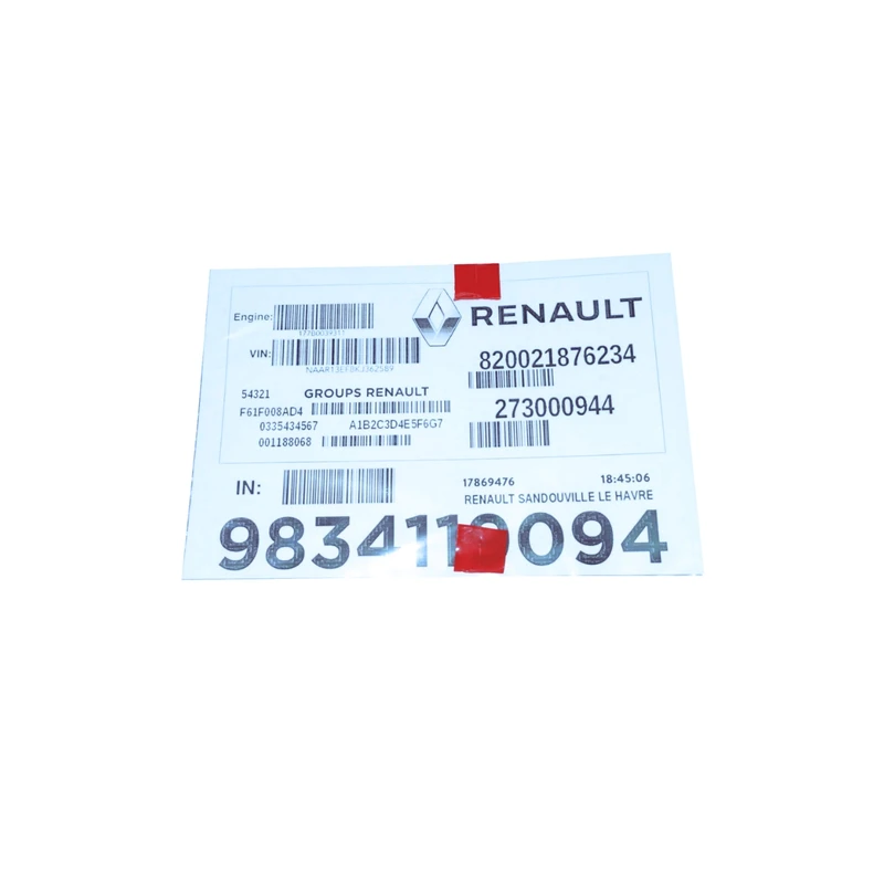 برچسب شیشه خودرو کد 21