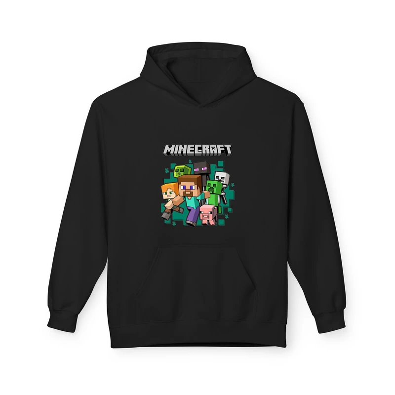 هودی مردانه پاد آفرین مدل ماینکرافت کد 474