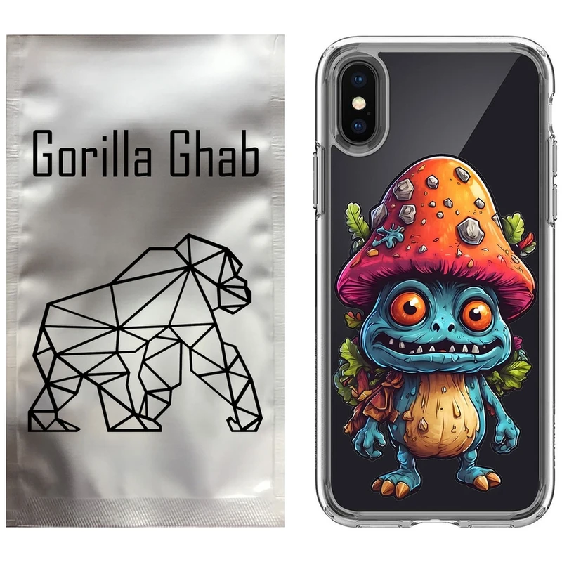 کاور گوریلا قاب مدل CLG کد 47 طرح قارچ مناسب برای گوشی موبایل اپل iPhone X / XS