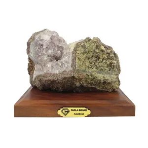 سنگ راف آمیتیست پارلا گوهر کد 6409