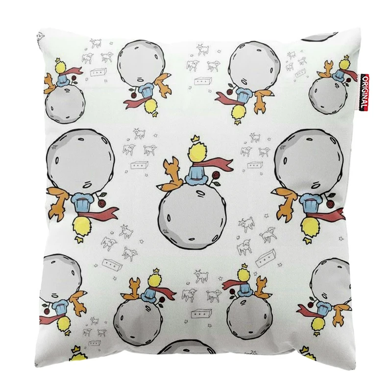 کوسن پاد آفرین طرح کارتونی شازده کوچولو کد 1953 سایز 30*30 سانتی متر