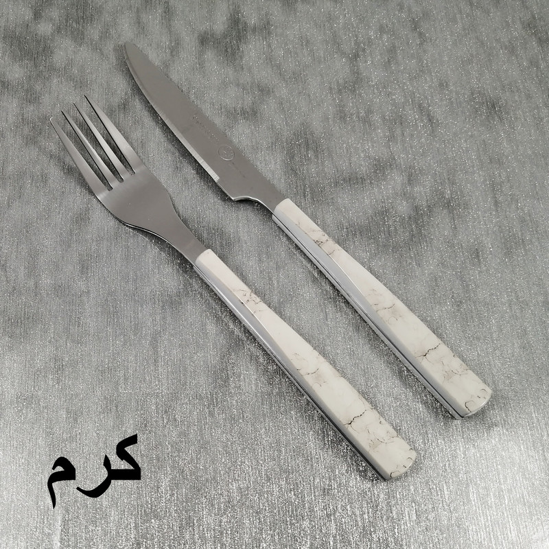 سرویس کارد و چنگال میوه خوری 12 پارچه ام جی مدل STAR