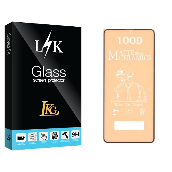 محافظ صفحه نمایش مات ال کا جی مدل LK Glass مناسب برای گوشی موبایل اپل IPHONE X