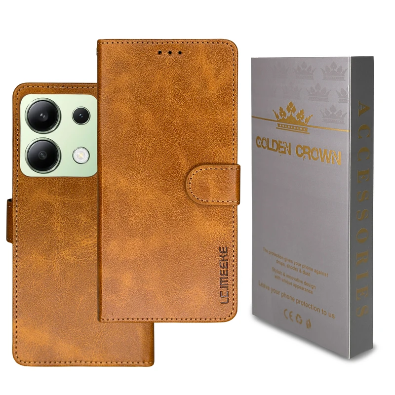 کیف کلاسوری گلدن کرون مدل Nature مناسب برای گوشی موبایل شیائومی Redmi Note 13 5G