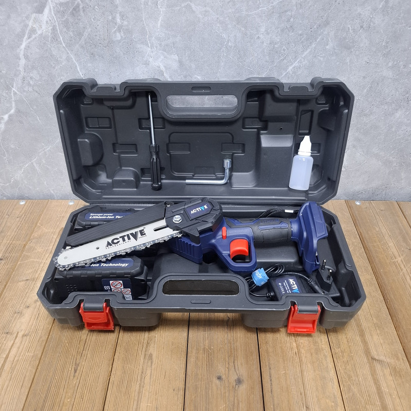اره زنجیری شارژی 21 ولت صنعتی اکتیوتولز مدل 21V/ 33150 کد 40