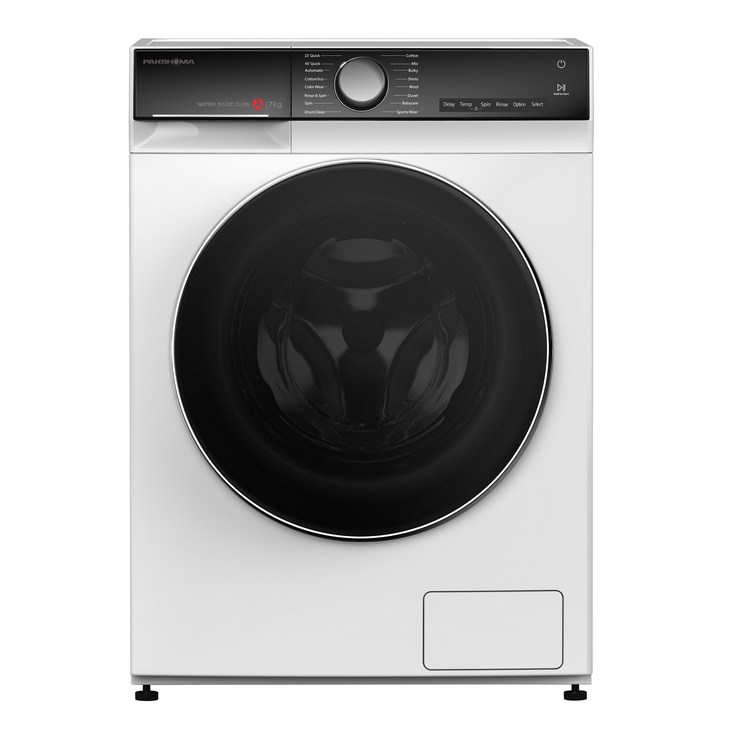 ماشین لباسشویی پاکشوما مدل TFB - 76408 WT ظرفیت 7 کیلوگرم