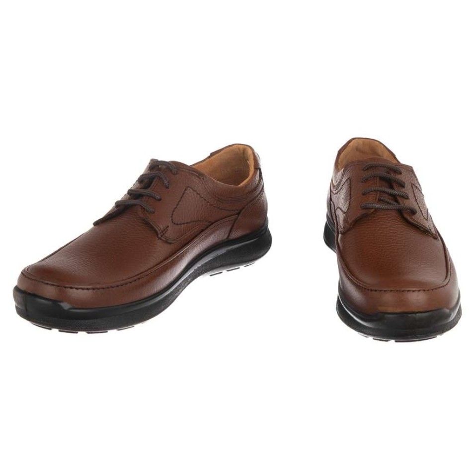 کفش روزمره مردانه آذر پلاس مدل چرم طبیعی کد 1B503 -  - 4