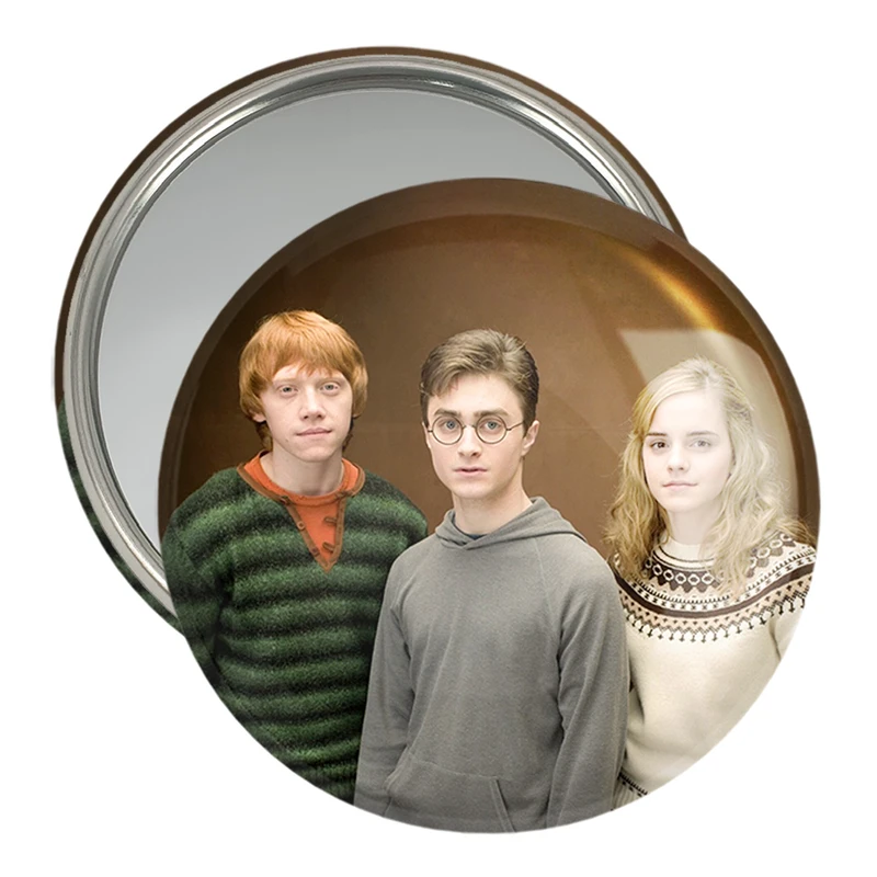 آینه جیبی خندالو مدل هری پاتر و هرمیون و رون کد 24979